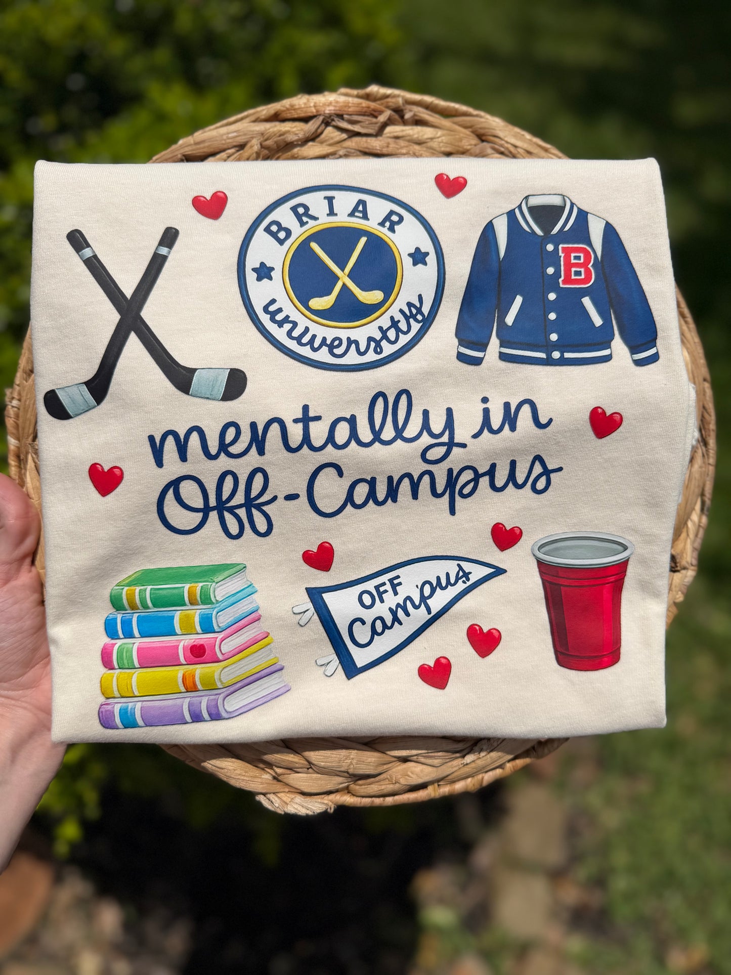Mentally in Off-campus T-shirt