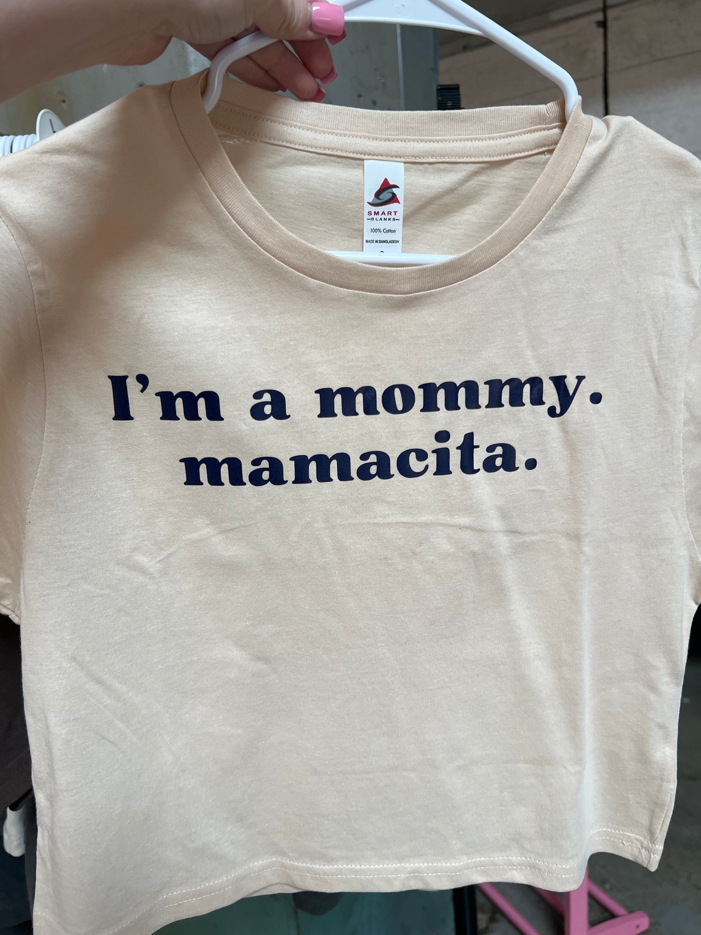 I’m a mommy mamacita crop top