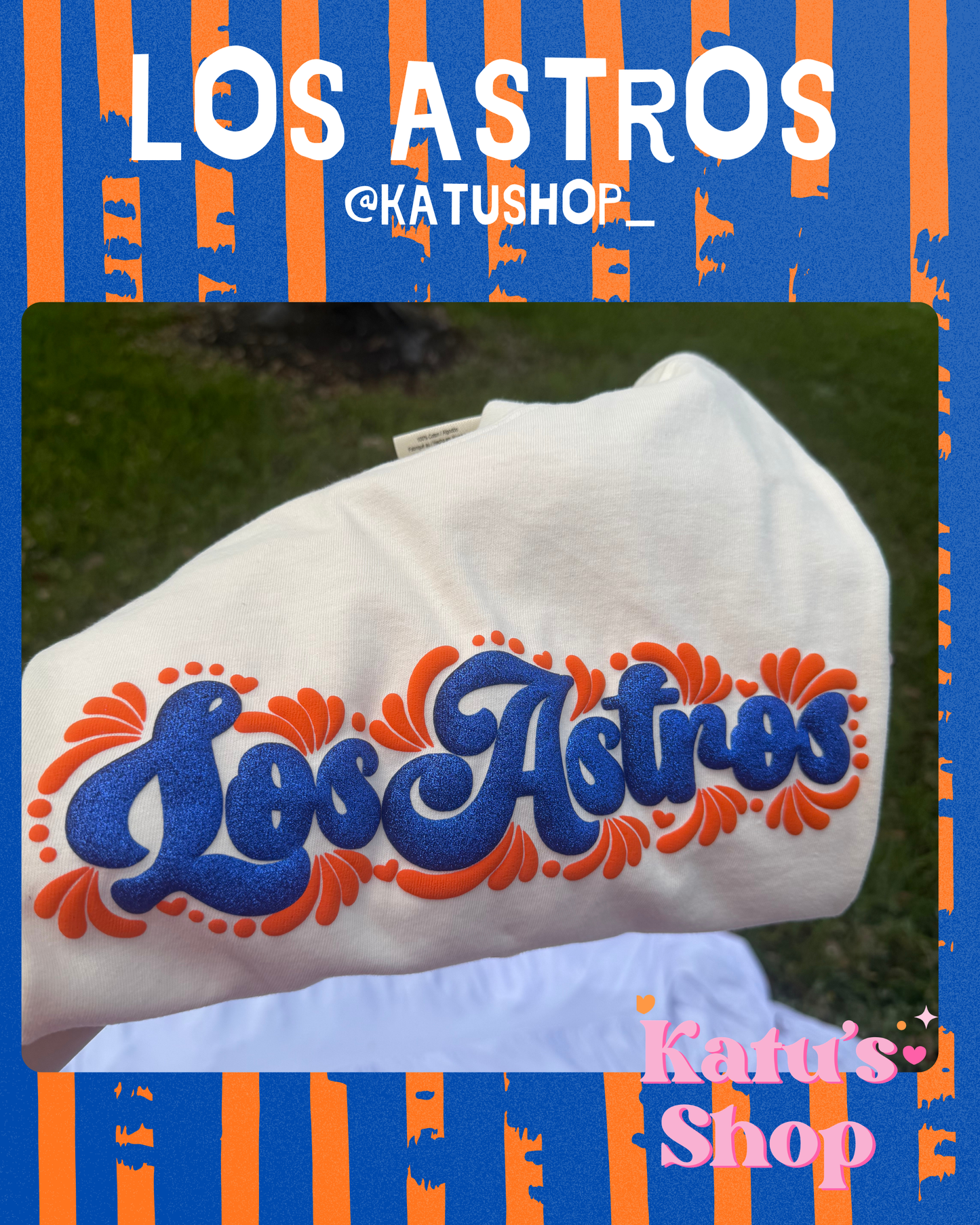 Los Astros Orange and Blue