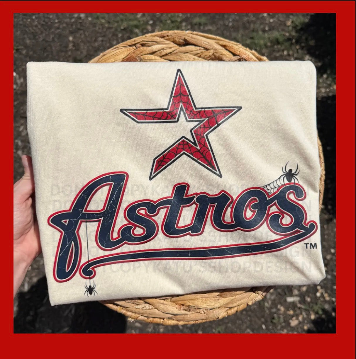 Astros spider man T-shirt