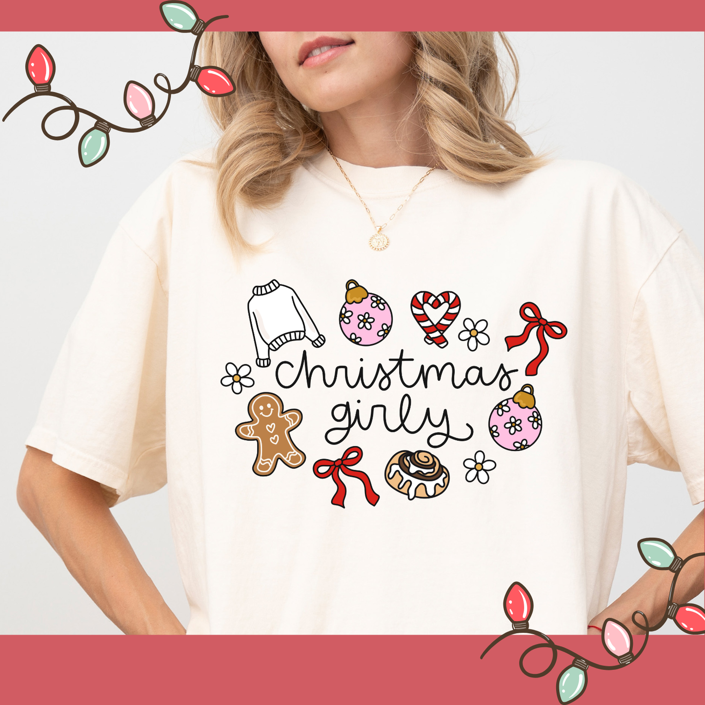 Christmas Girly Sweatshirt / T-shirt