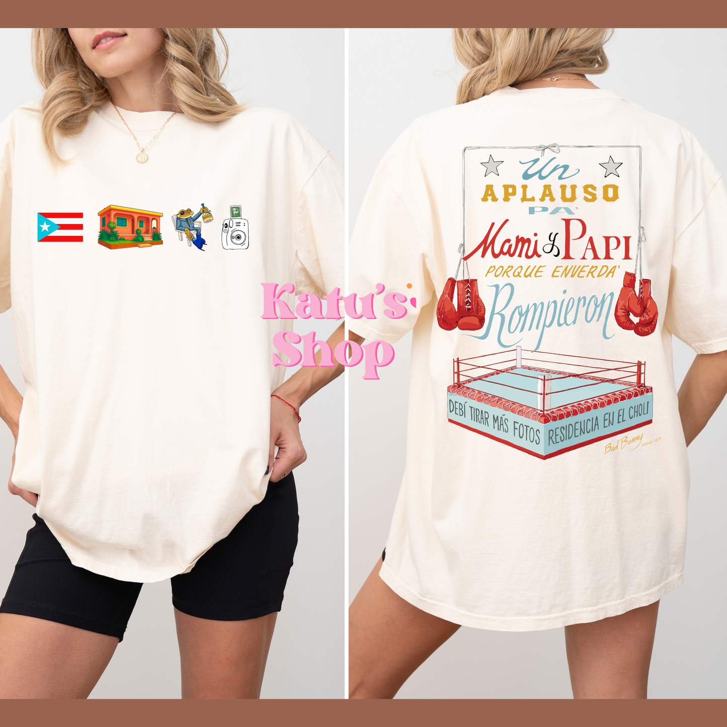 un aplauso pa mami y papi T-shirt