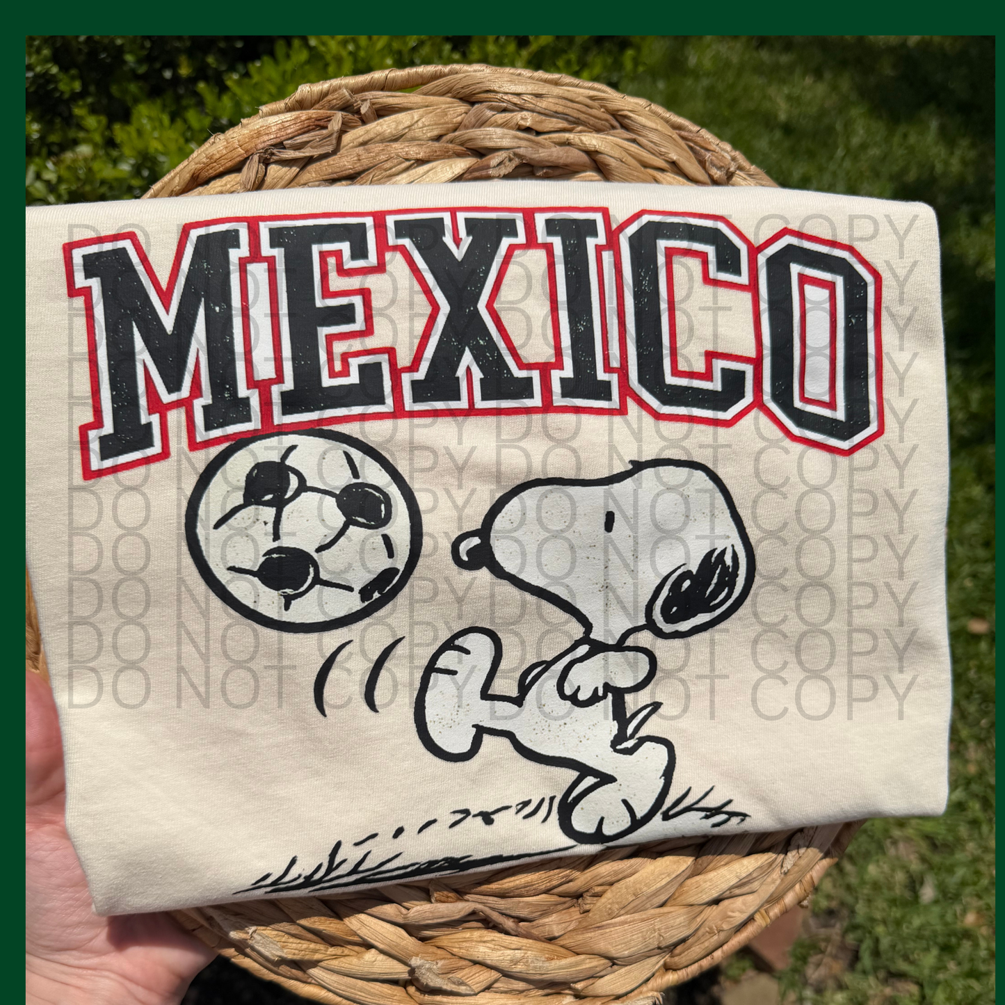 Mexico Snoopy Soccer T-shirt exclusive
