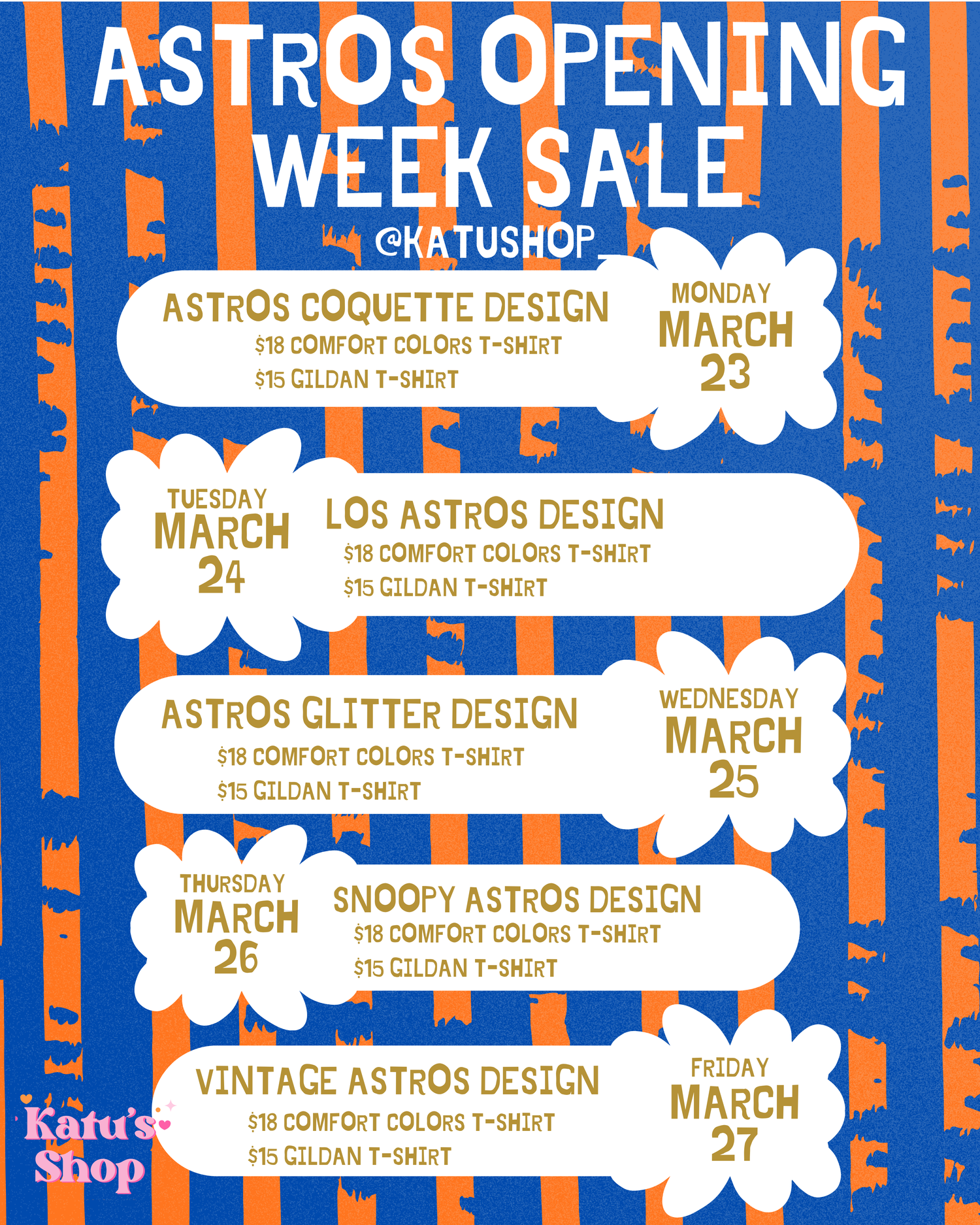 Astros Opening Week Sale