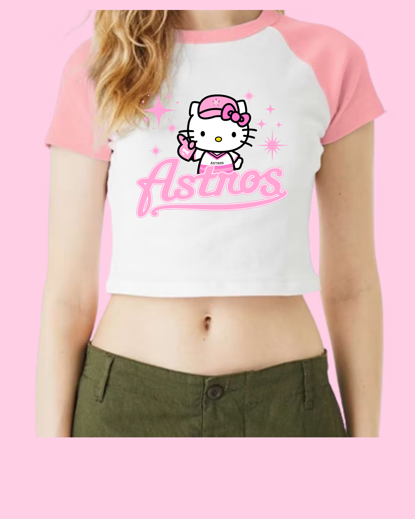 Hello Kitty Astros Baby Tee