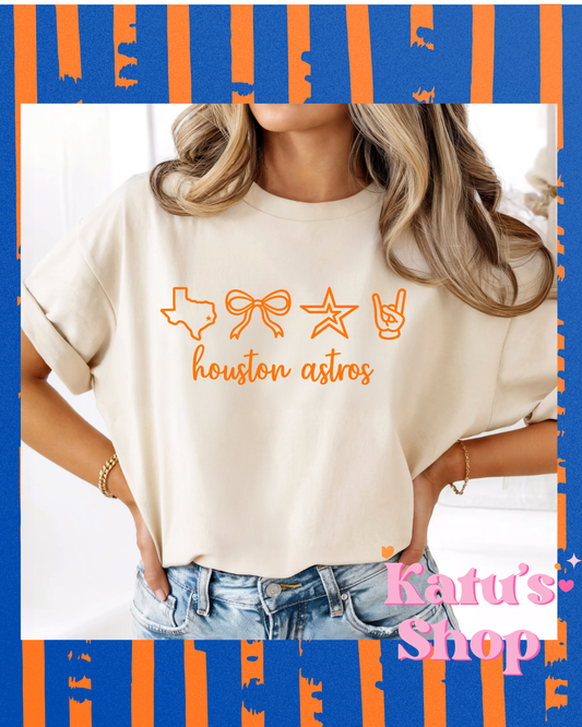 Astros Coquette T-shirt