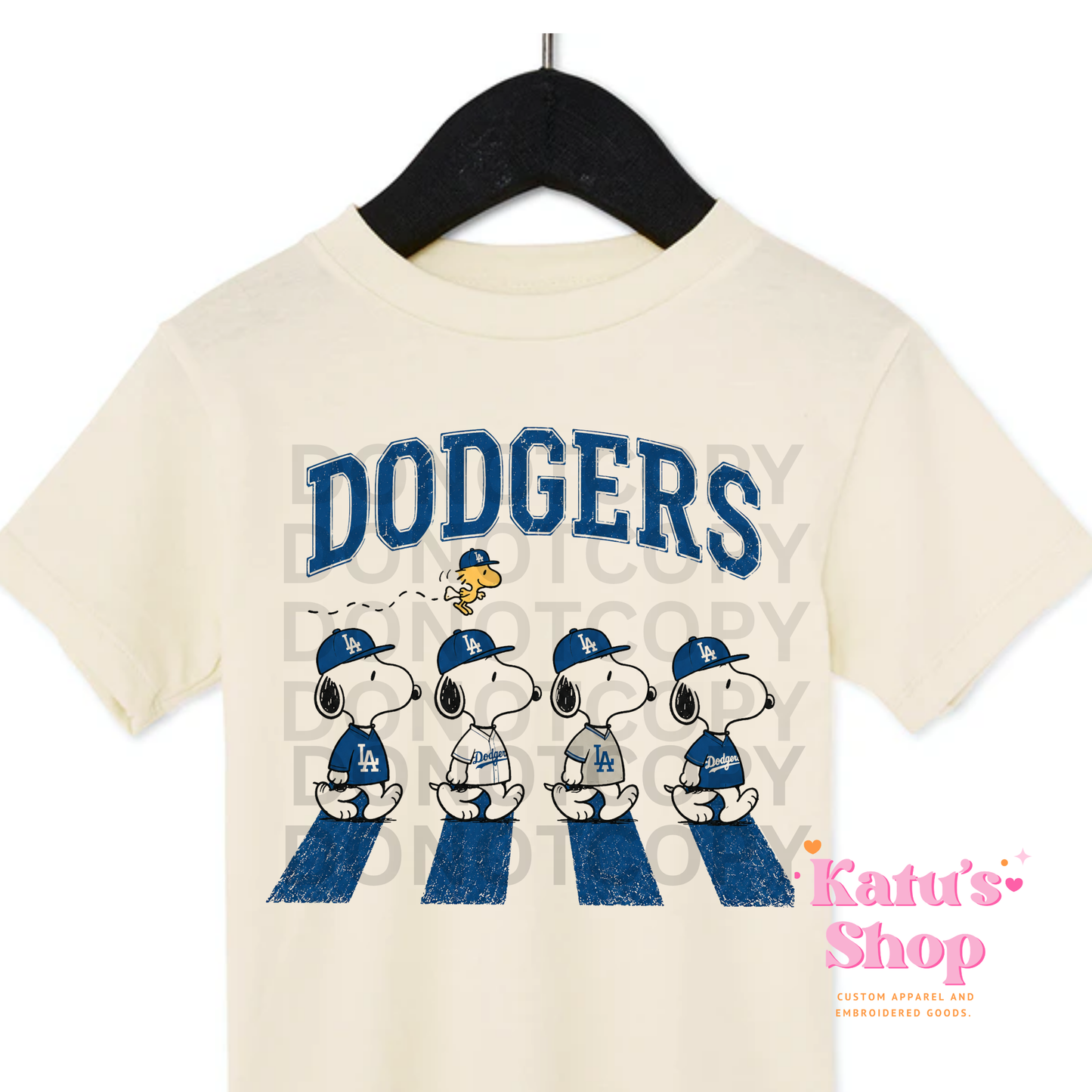 Snoopy Dodgers T-shirt Katu's Shop Exclusive