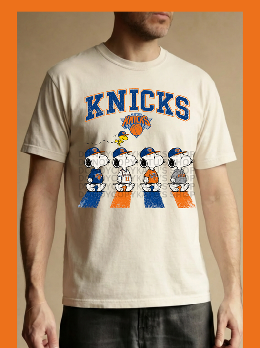 Knicks Snoopy T-shirt Katu's Shop Exclusive