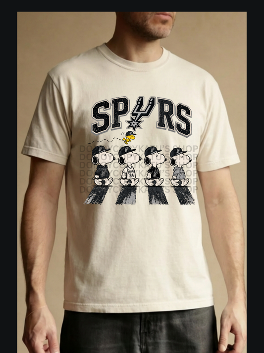 Spurs Snoopy T-shirt Katu's Shop Exclusive