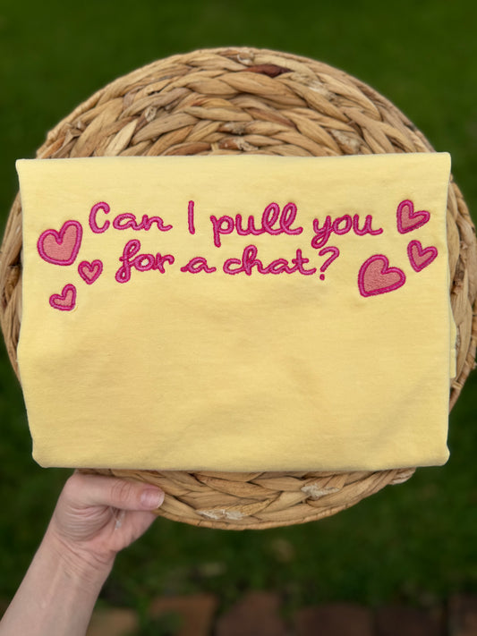 Love island T-shirt embroidered