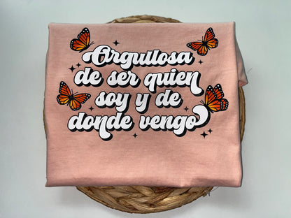 Orgullosa de quien soy