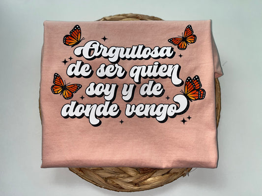 Orgullosa de quien soy