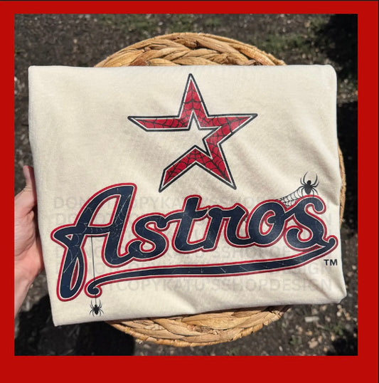 Astros spider man T-shirt