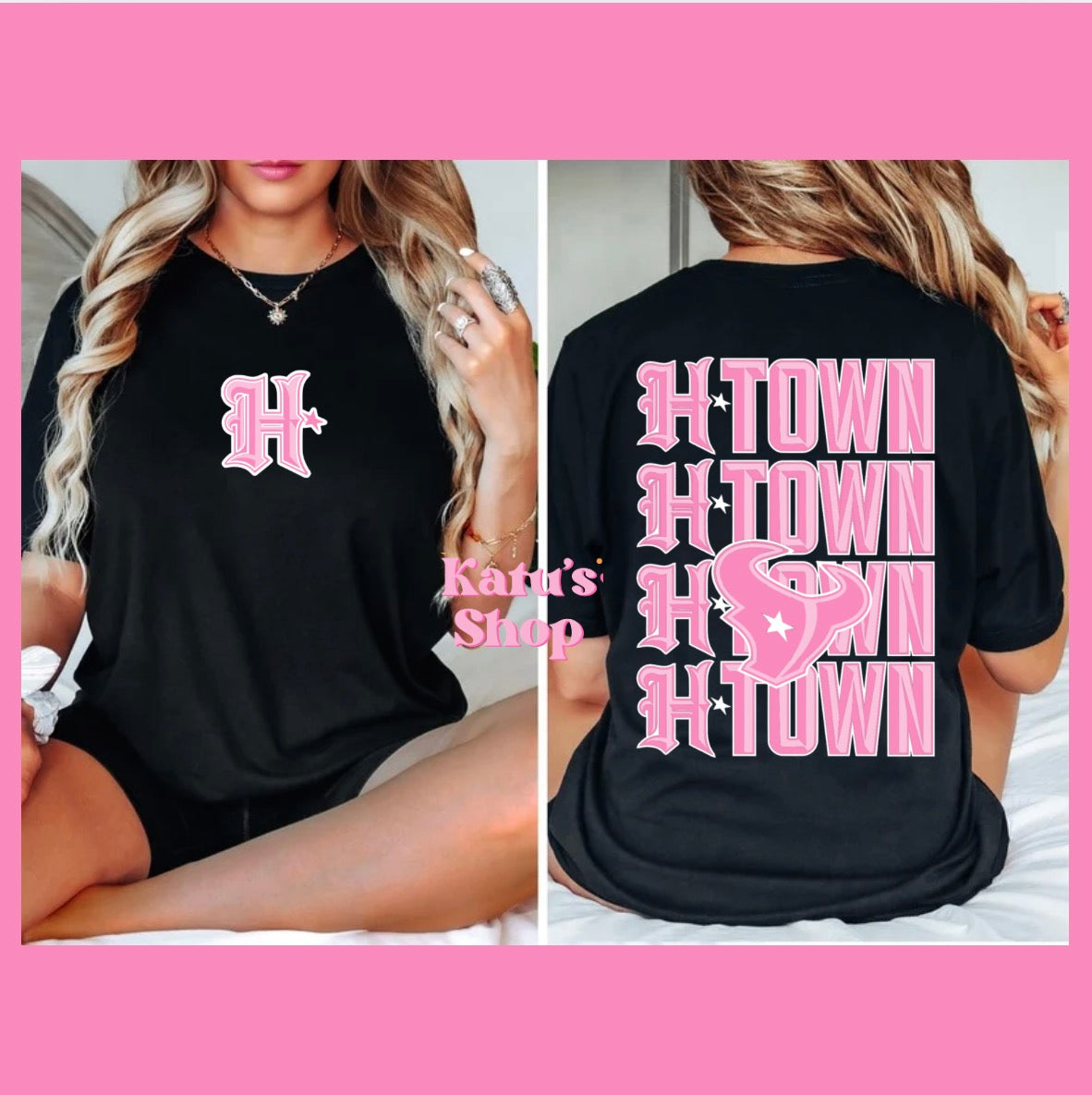 Pink H-town T-shirt
