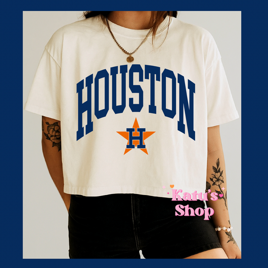 Houston loose fit crop top