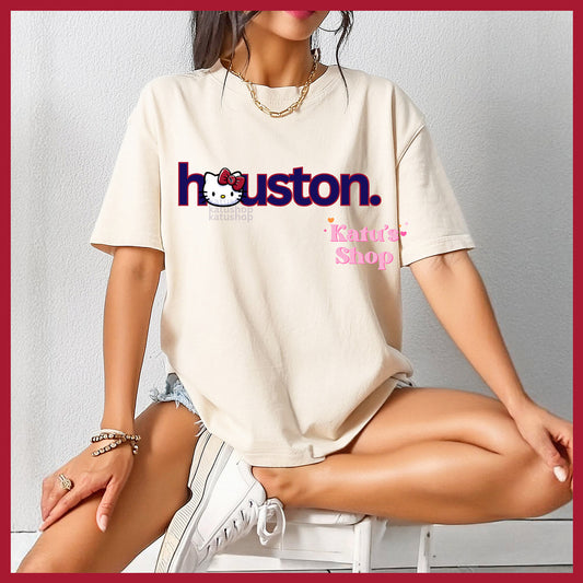 Hello kitty x Texans T-shirt