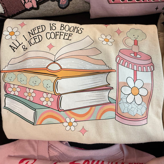 All I need is Books and Ice Coffee
