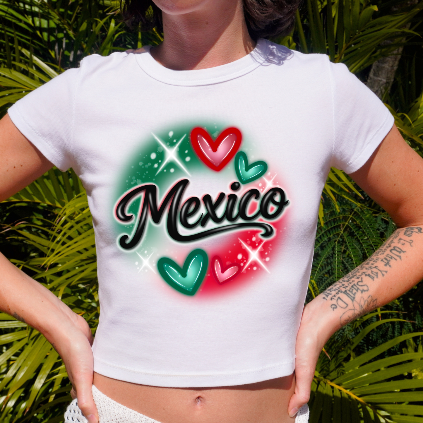 Mexico Crop Tee