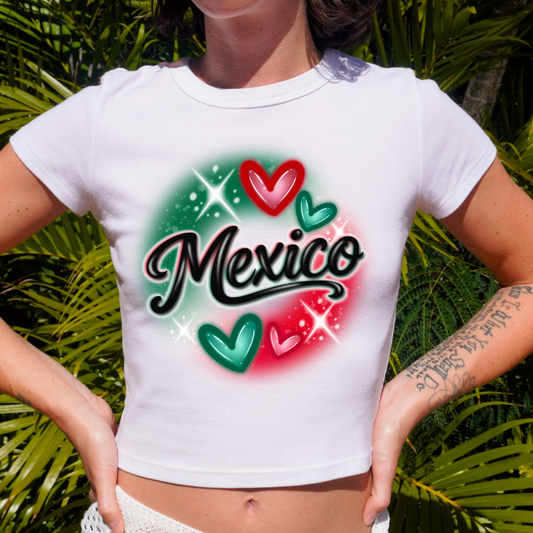 Mexico Crop Tee