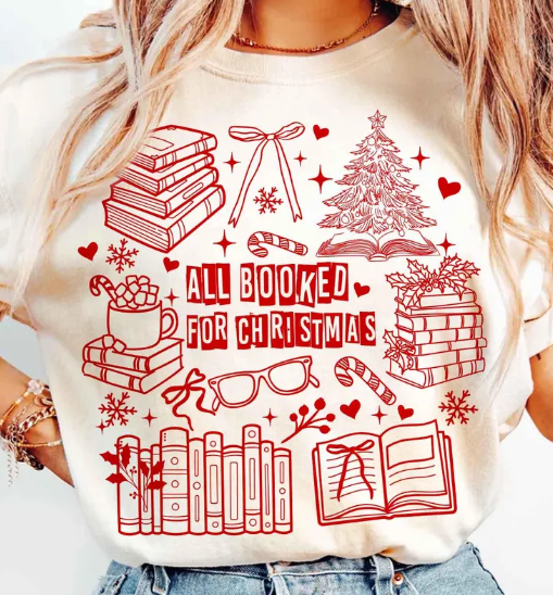 All booked for Christmas Sweatshirt