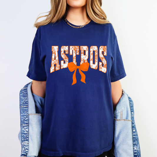 Astros Orange Coquette