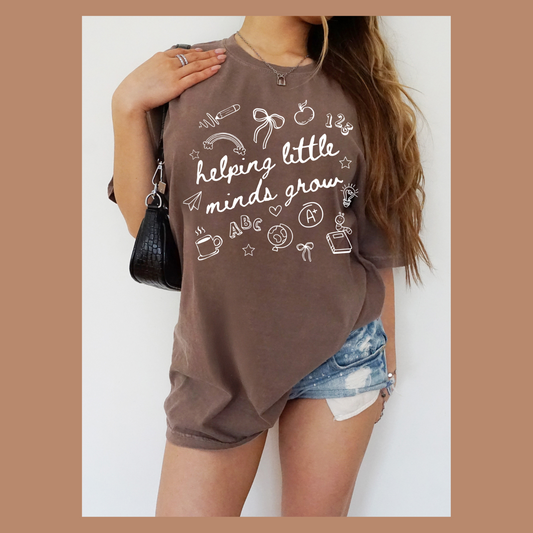 Helping little minds grow T-shirt
