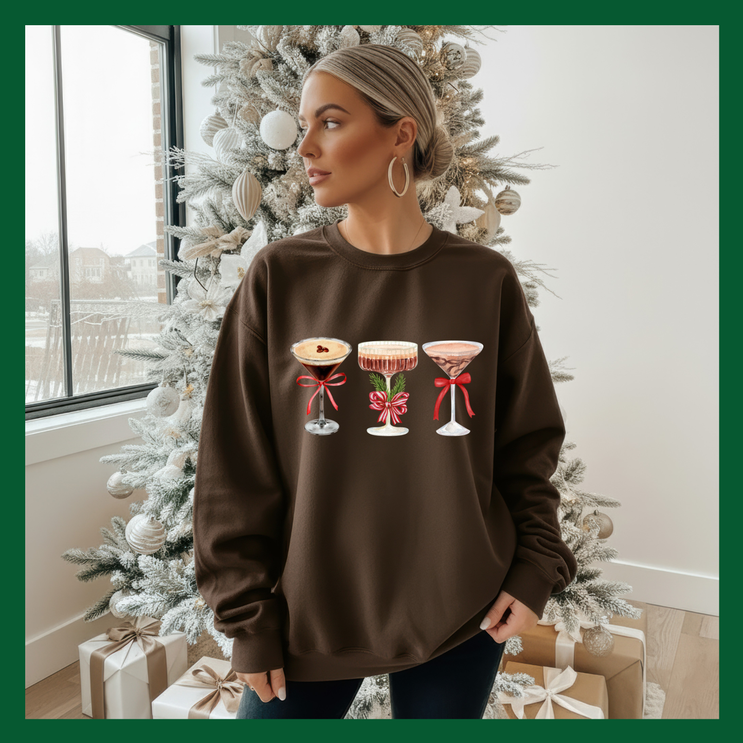 Espresso Martini Christmas Sweatshirt