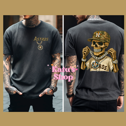 Skull Astros T-shirt