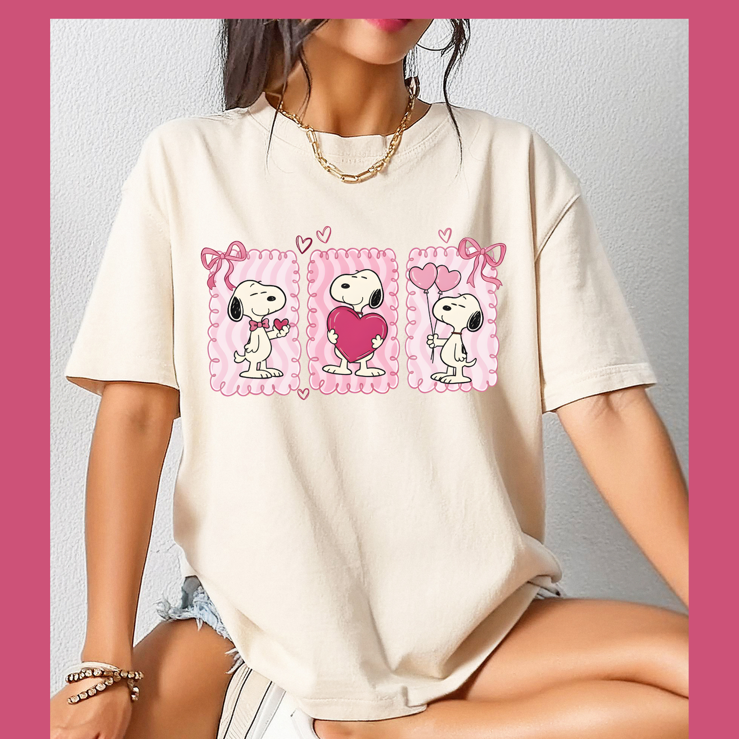 Snoopy Valentines T-shirt