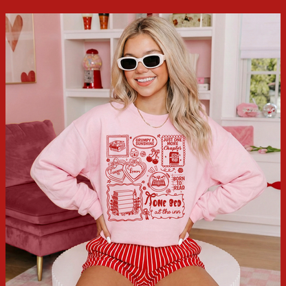 Bookish Romance Reader Sweatshirt