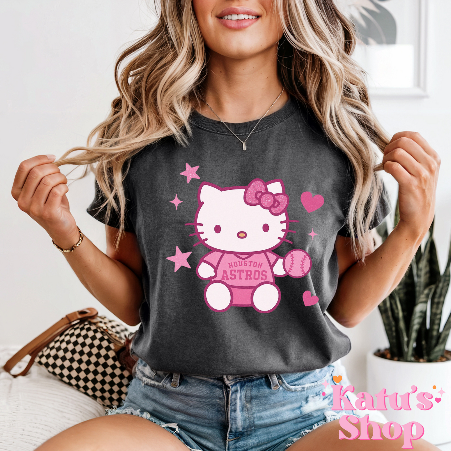 Hello Kitty x Astros T-shirt