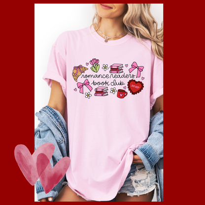 Romance Readers Book Club T-shirt and Sweatshirt