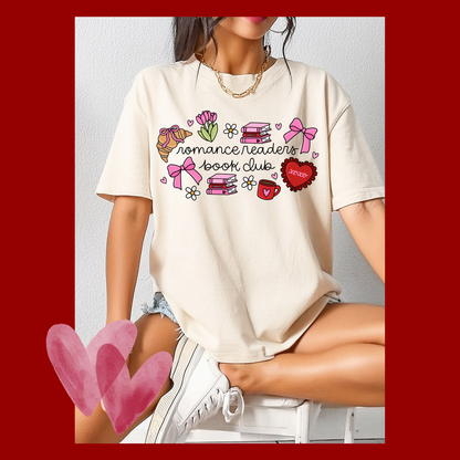 Romance Readers Book Club T-shirt and Sweatshirt