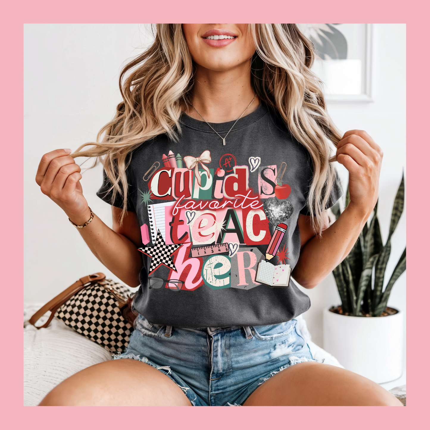 Cupid's favorite Teacher T-shirt