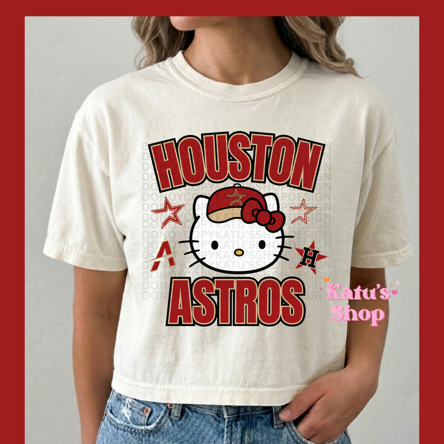 Hello Kitty Astors Red Katu's Shop exclusive design