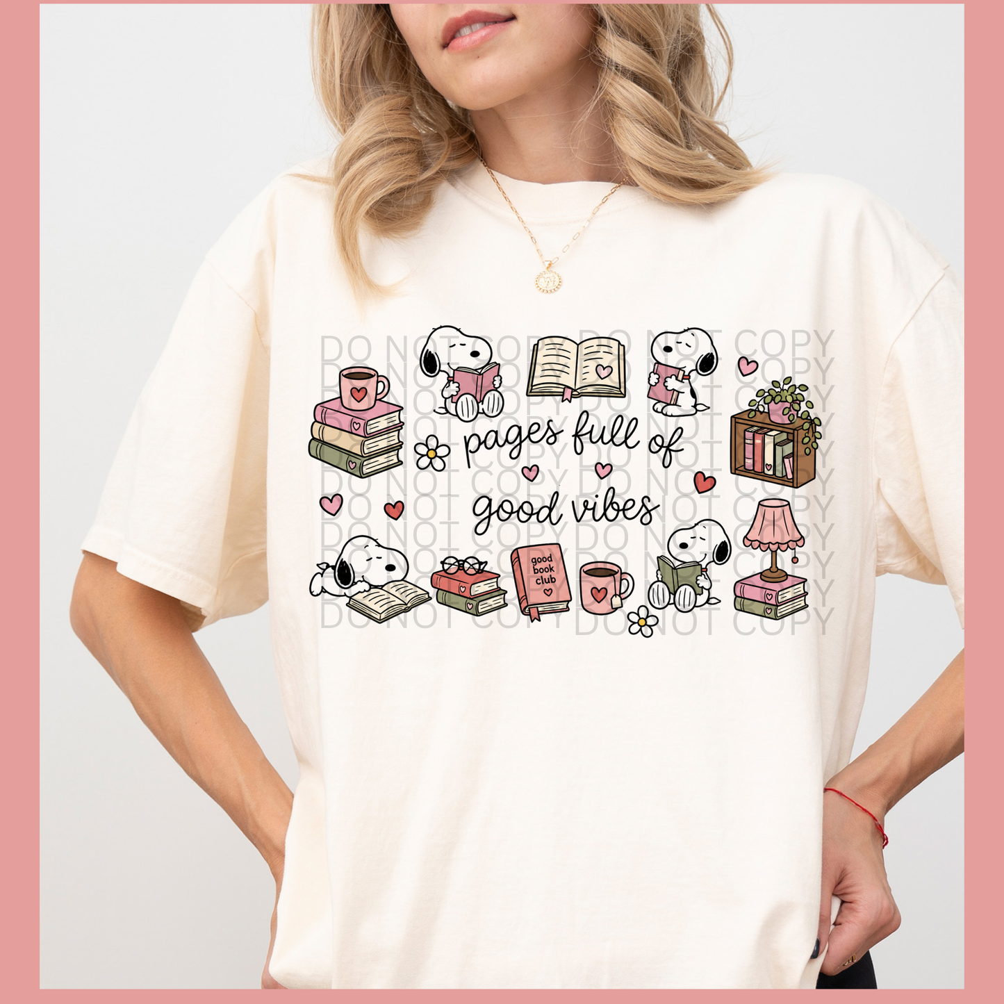 Pages Full of Good Vibes Snoopy T-shirt exclusive
