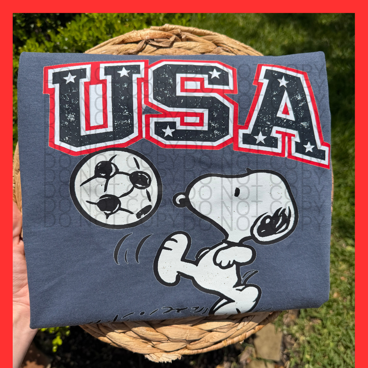 USA Snoopy Soccer T-shirt exclusive